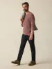 Sunwashed Crewneck Sweater - Plum Wine sold by Faherty