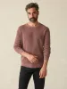 Sunwashed Crewneck Sweater - Plum Wine sold by Faherty