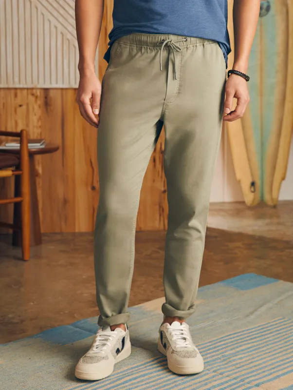 Essential Drawstring Pant - Coastal Sage sold by Faherty