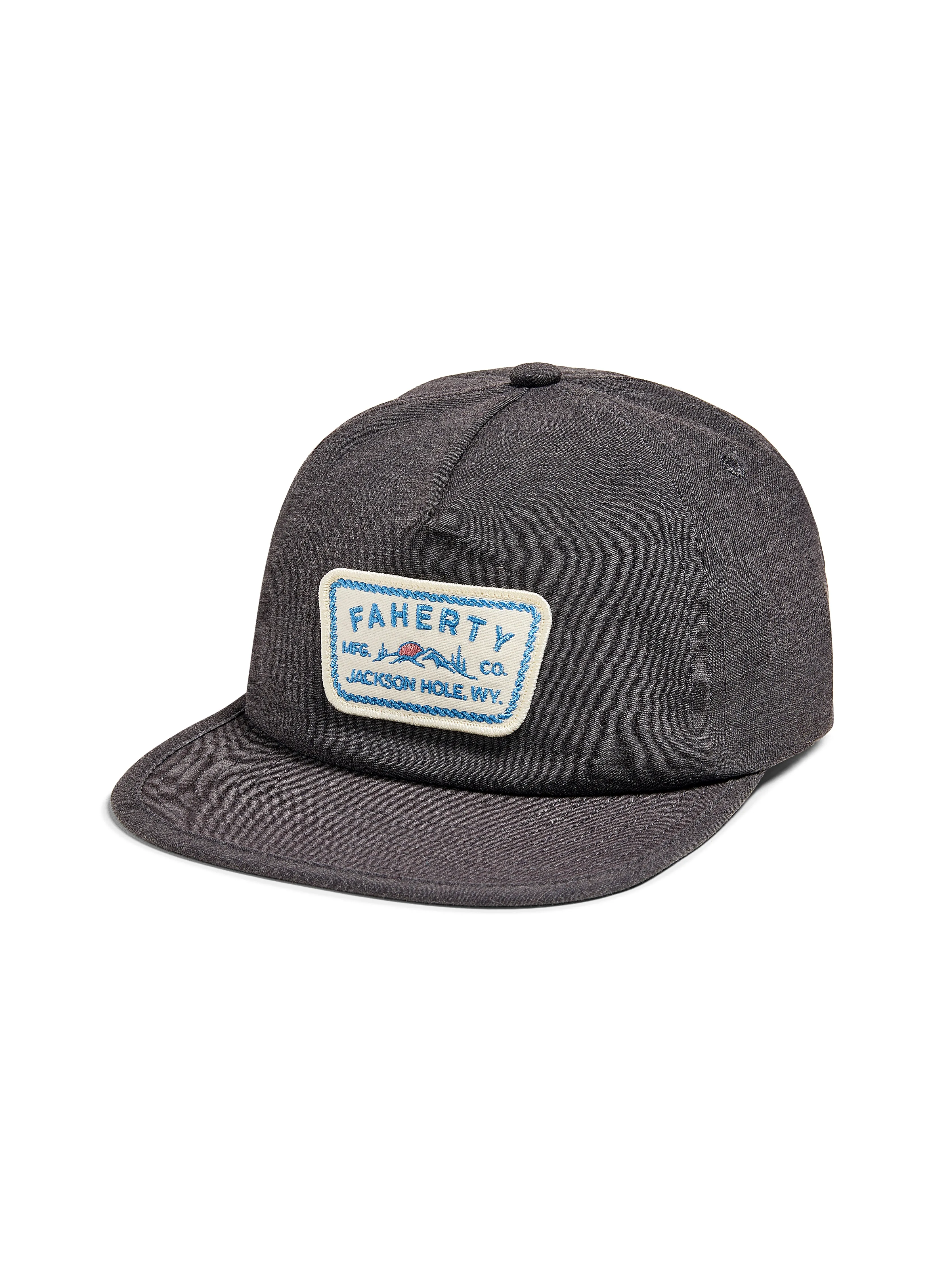 Jackson Hole Mountain All Day Hat - Charcoal sold by Faherty