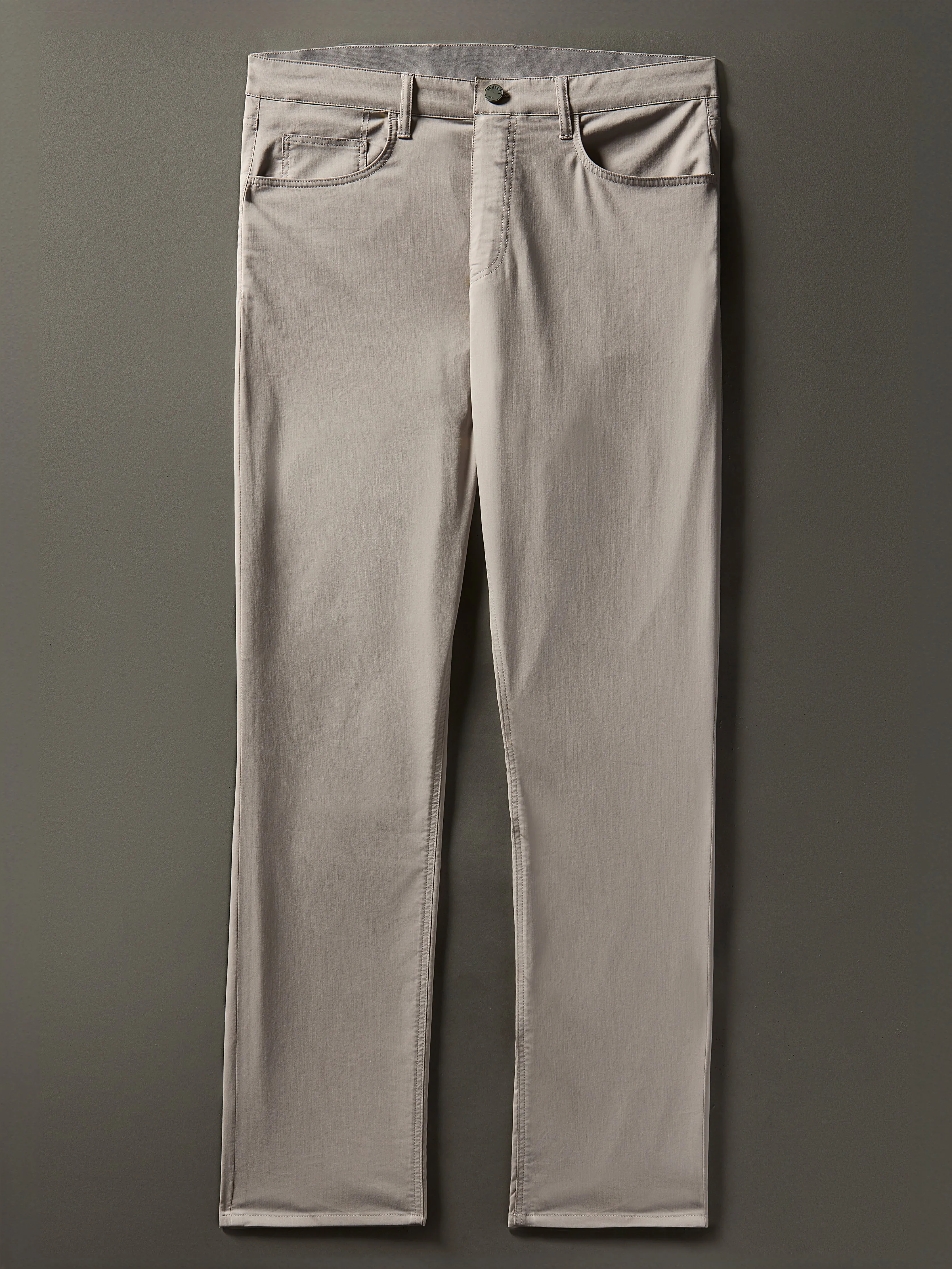 Movement™ 5-Pocket Pant - Fossil sold by Faherty