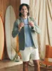 Inlet Knit Blazer (Tall) - Olive Brush Melange sold by Faherty