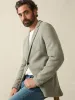 Inlet Knit Blazer (Tall) - Olive Brush Melange sold by Faherty