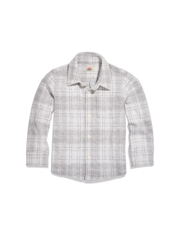 Kids Legend™ Sweater Shirt - Winter Clouds Plaid sold by Faherty
