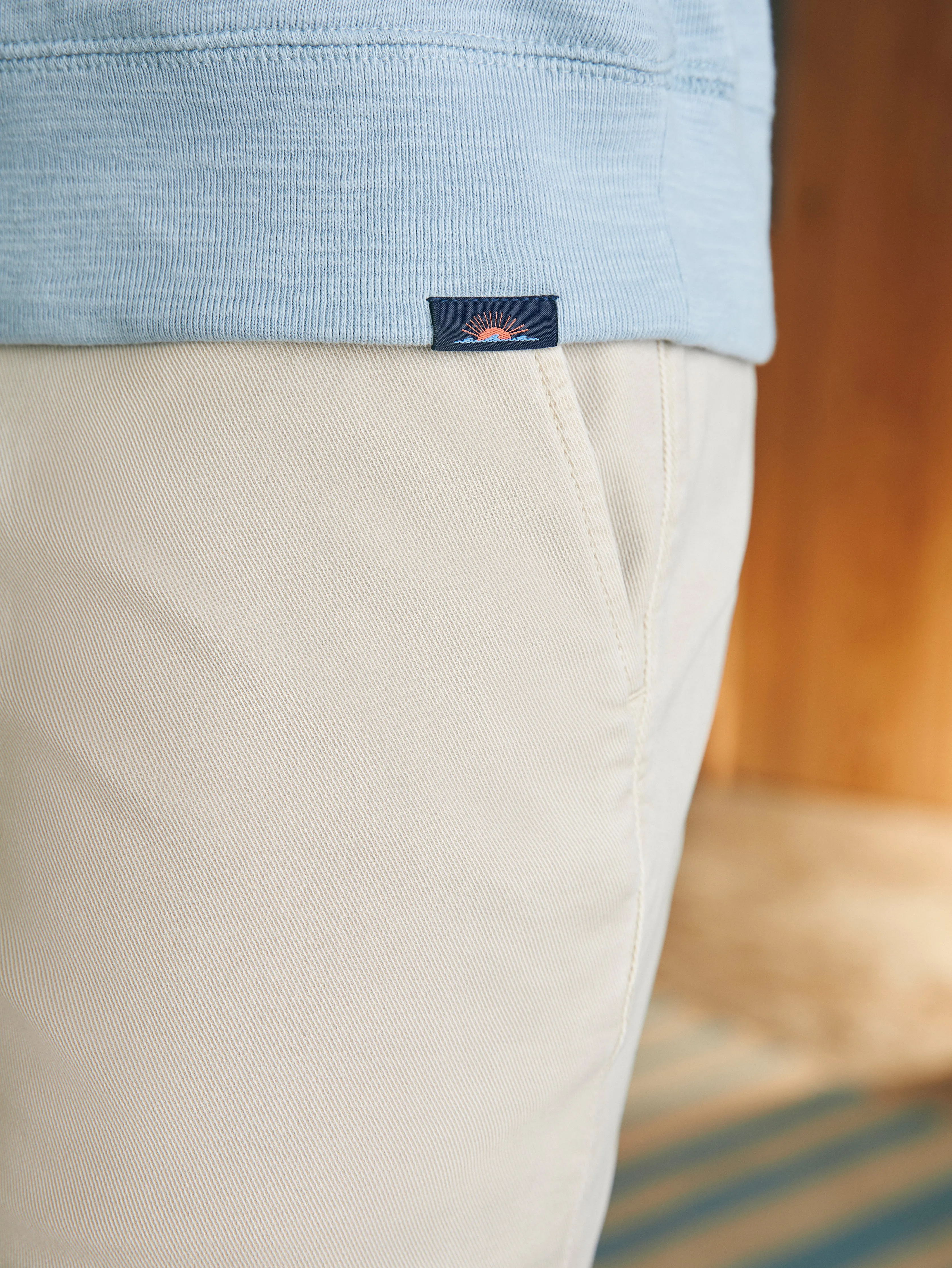 Sunwashed Midweight Organic Hoodie - Blue Breeze sold by Faherty product image thumbnail 5