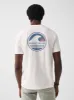 Martha's Vineyard Short-Sleeve Crew T-Shirt - White sold by Faherty