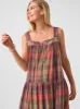 Marina Dress - Desert Plaid sold by Faherty