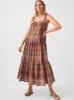 Marina Dress - Desert Plaid sold by Faherty