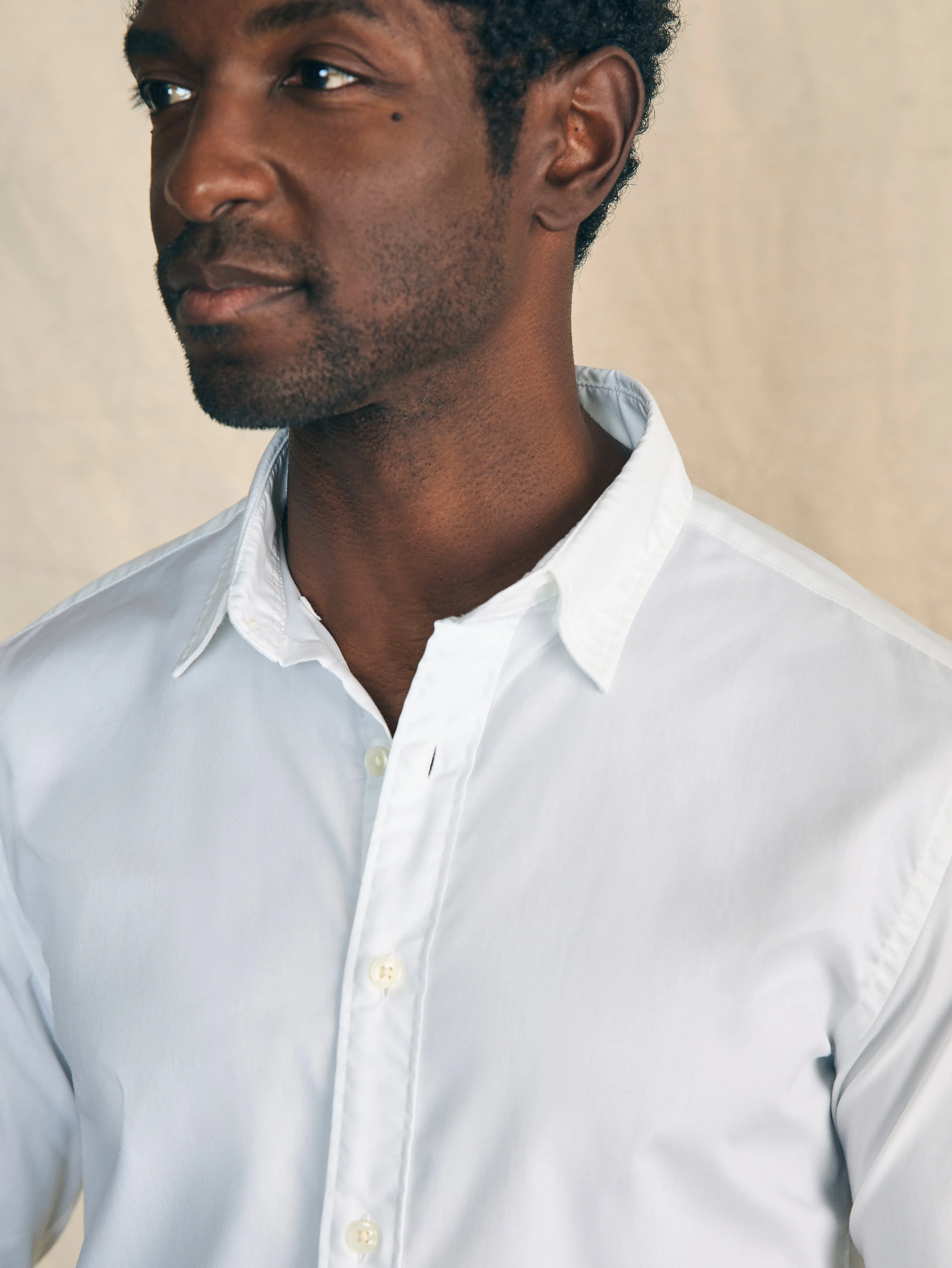 Movement™ Shirt (Tall) - Cloud White sold by Faherty product image thumbnail 4