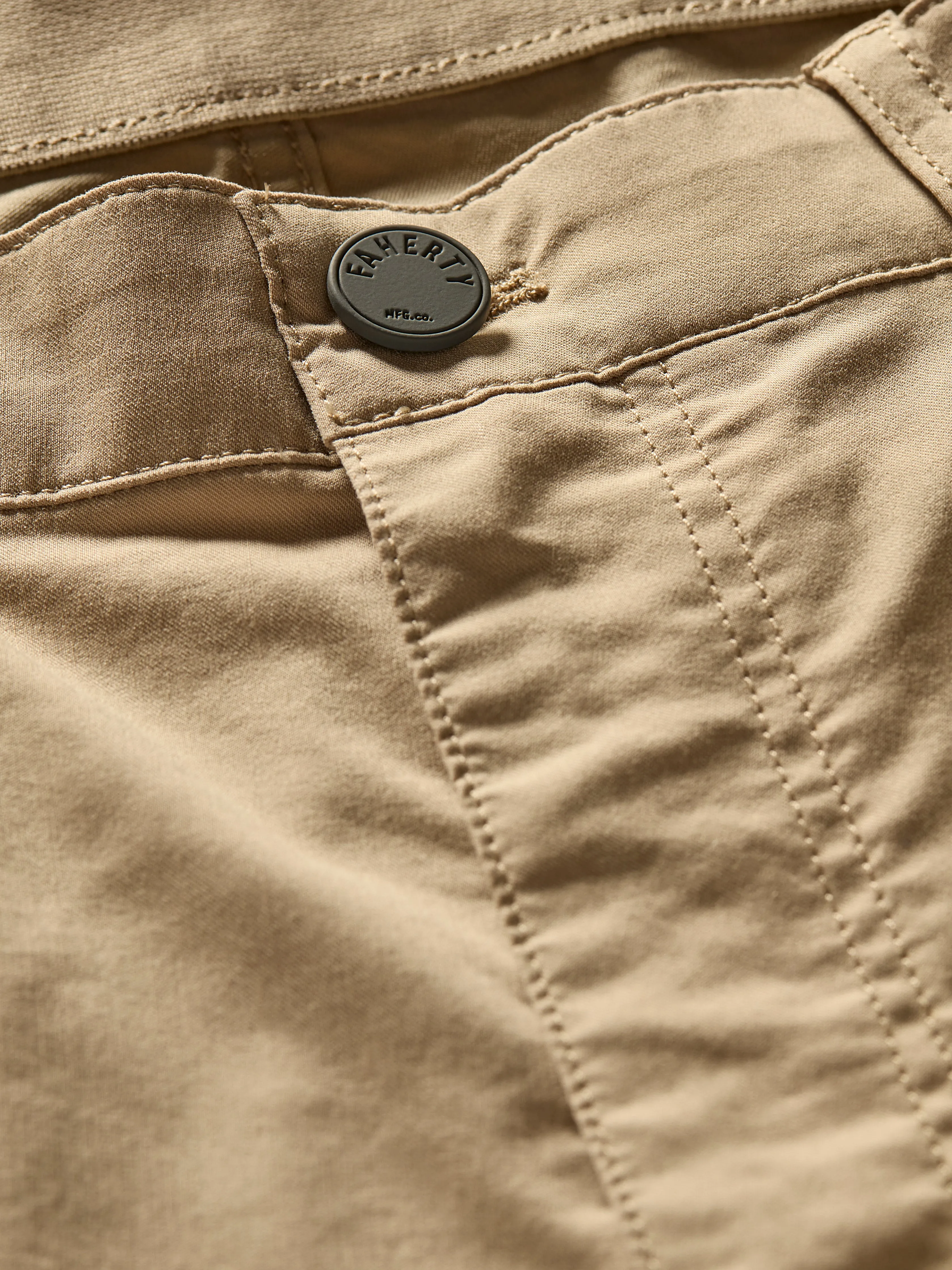 Movement™ 5-Pocket Pant - Island West Khaki sold by Faherty product image thumbnail 2