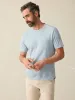 Sunwashed Pocket Tee (Tall) - Blue Breeze sold by Faherty
