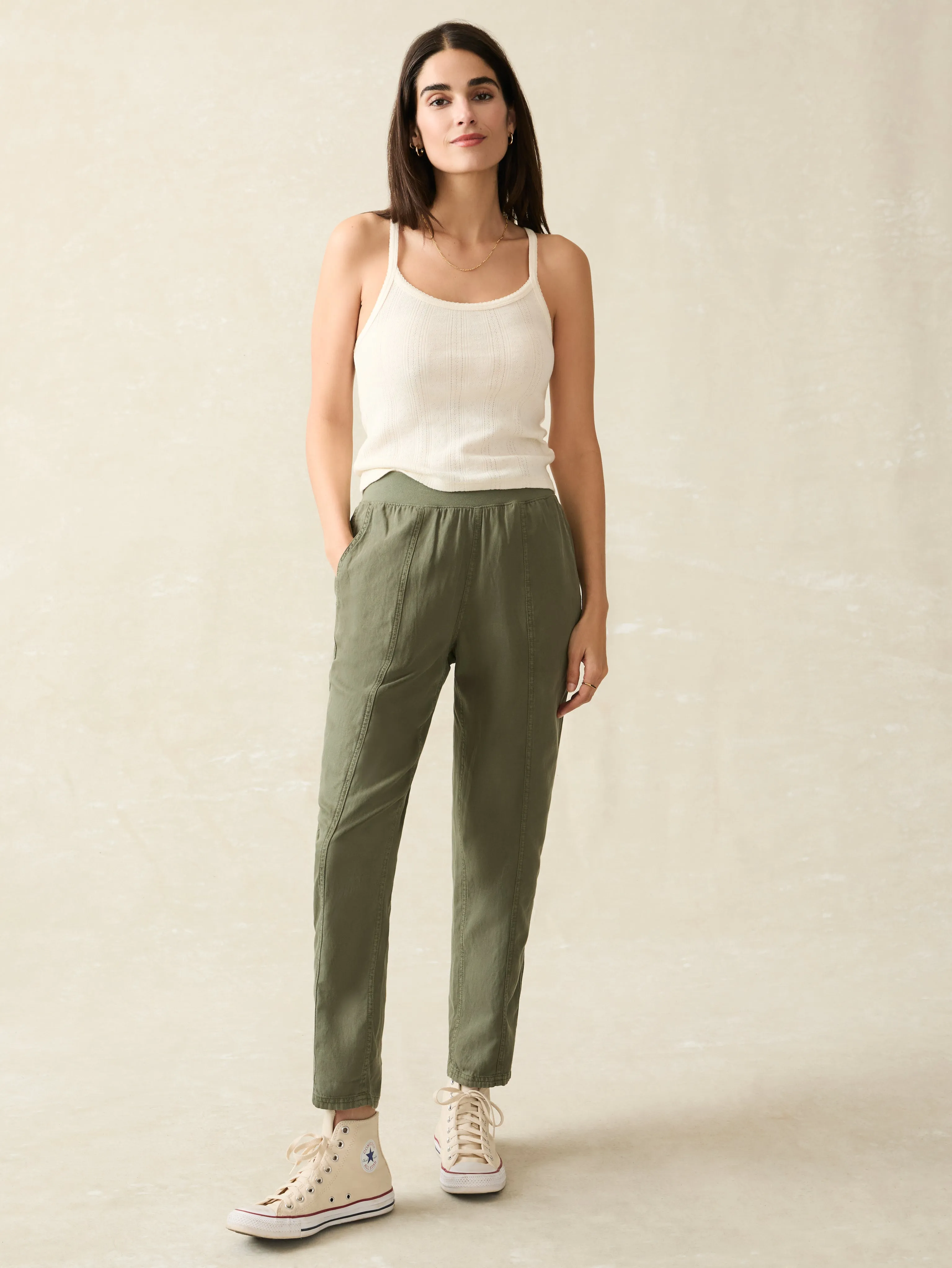Arlie Pant - Thyme sold by Faherty product image thumbnail 2