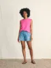 Sunwashed Slub Muscle Tank - Cone Flower sold by Faherty