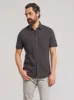 Short-Sleeve Sunwashed Knit Shirt - Washed Black sold by Faherty