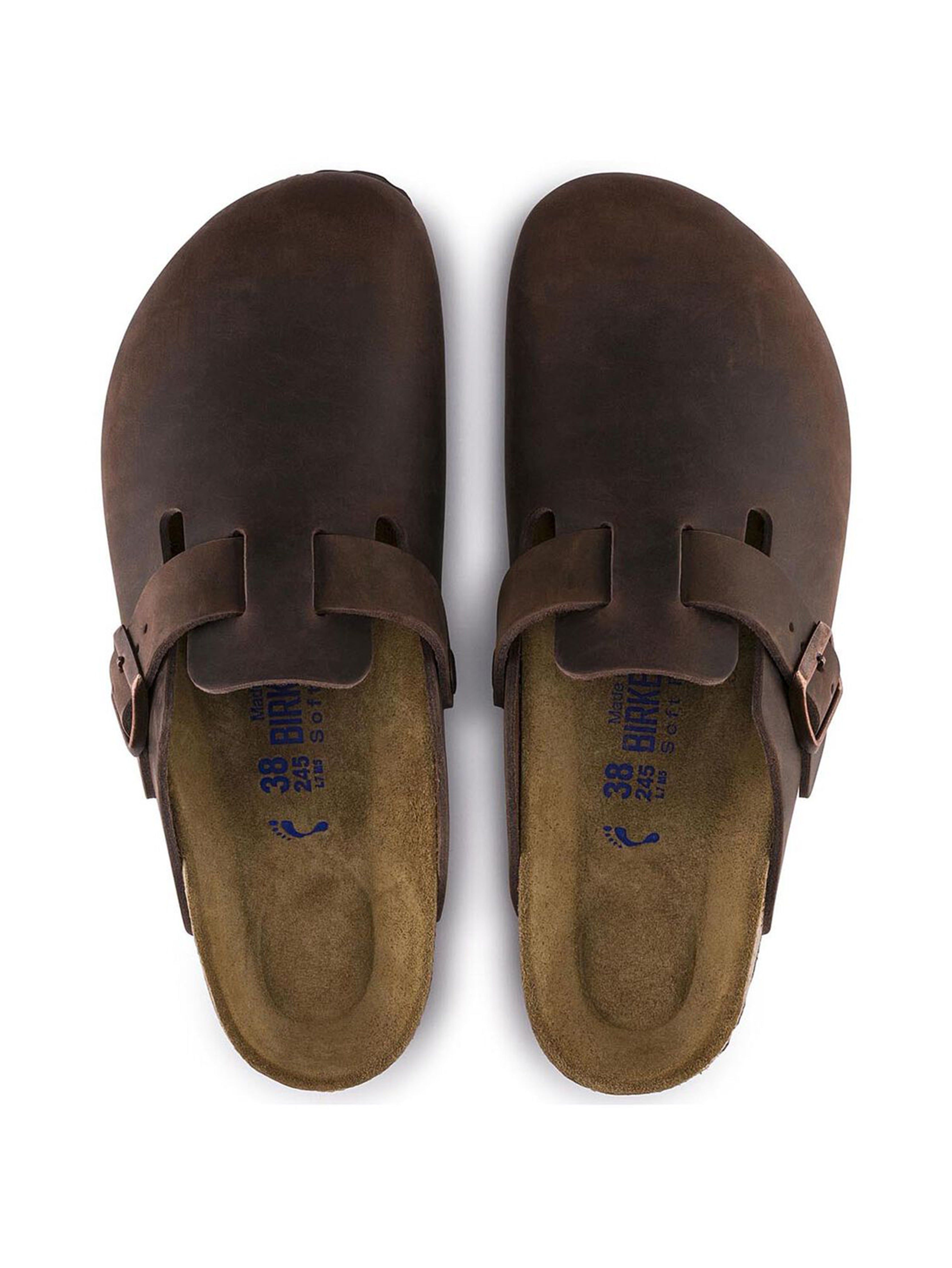 Women's Birkenstock Boston Clog Soft Footbed - Oiled Leather Habana sold by Faherty product image thumbnail 3