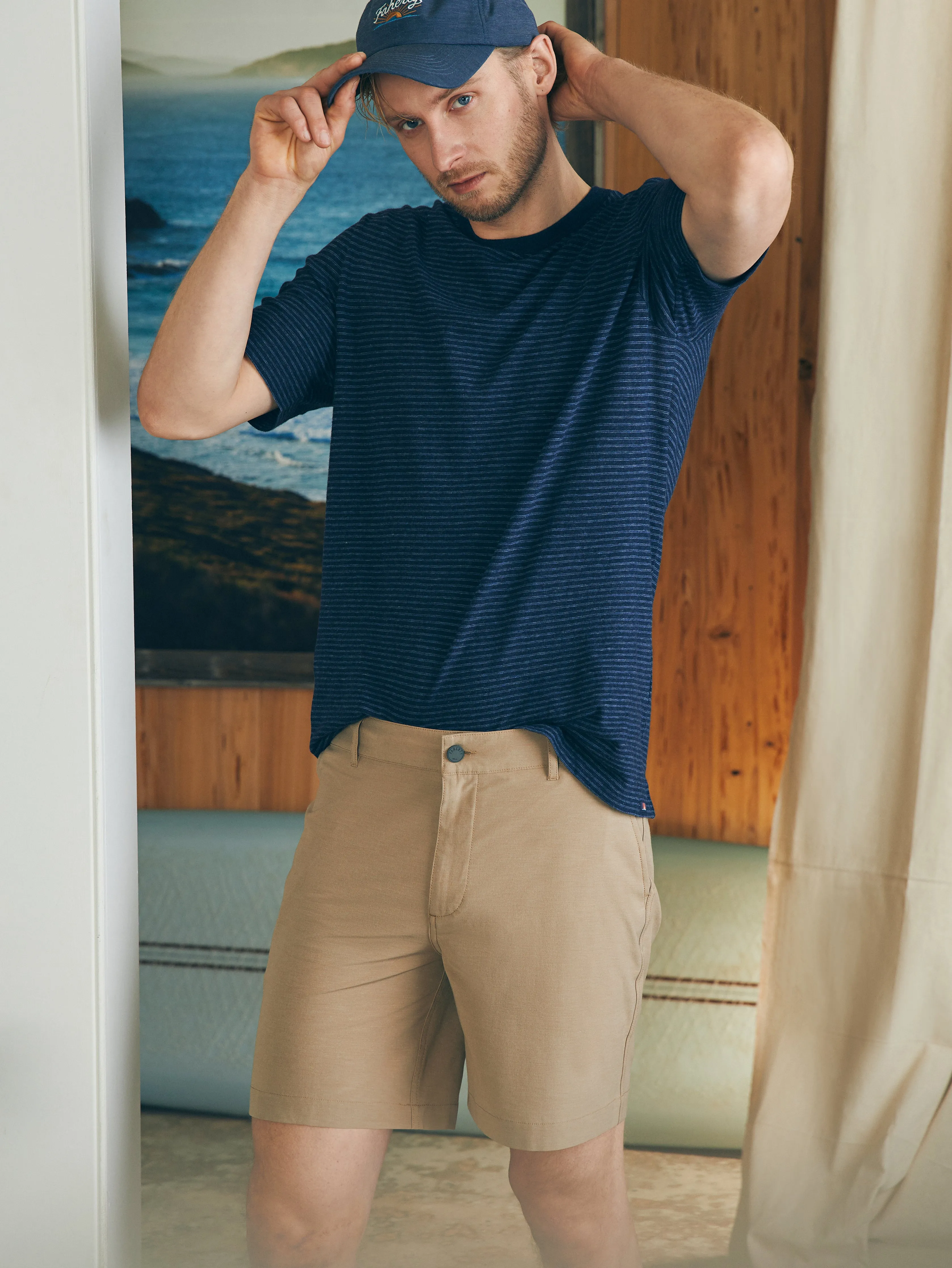 All Day Shorts (7" Inseam) - Khaki sold by Faherty product image thumbnail 2