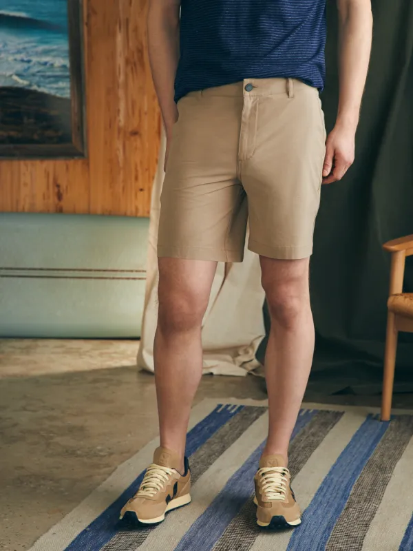 All Day Shorts (7" Inseam) - Khaki sold by Faherty