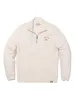 Spring Lake Terry Quarter Zip - Solar White sold by Faherty