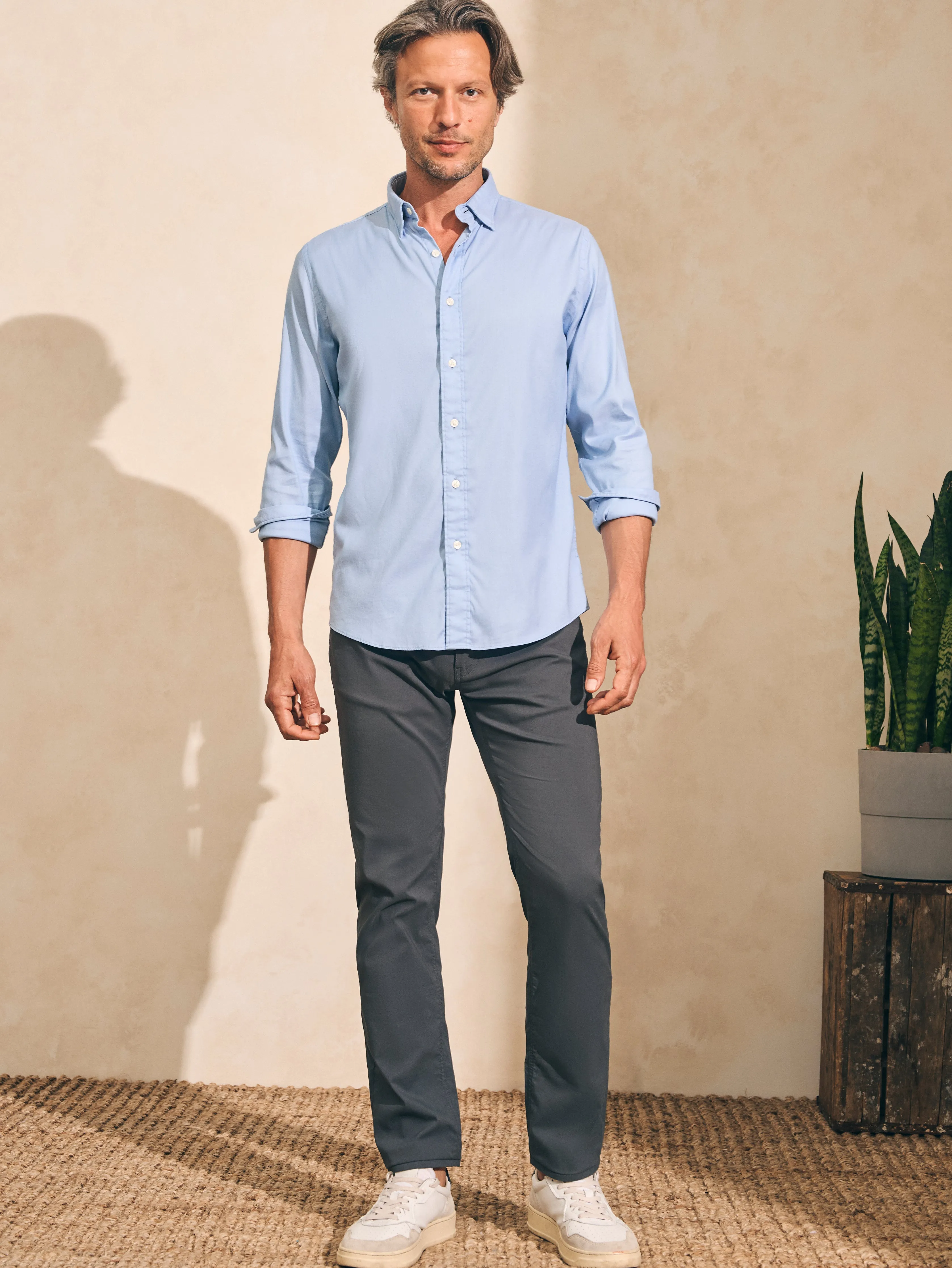 Movement™ Shirt Classic Fit - Atlantic Sky sold by Faherty product image thumbnail 4