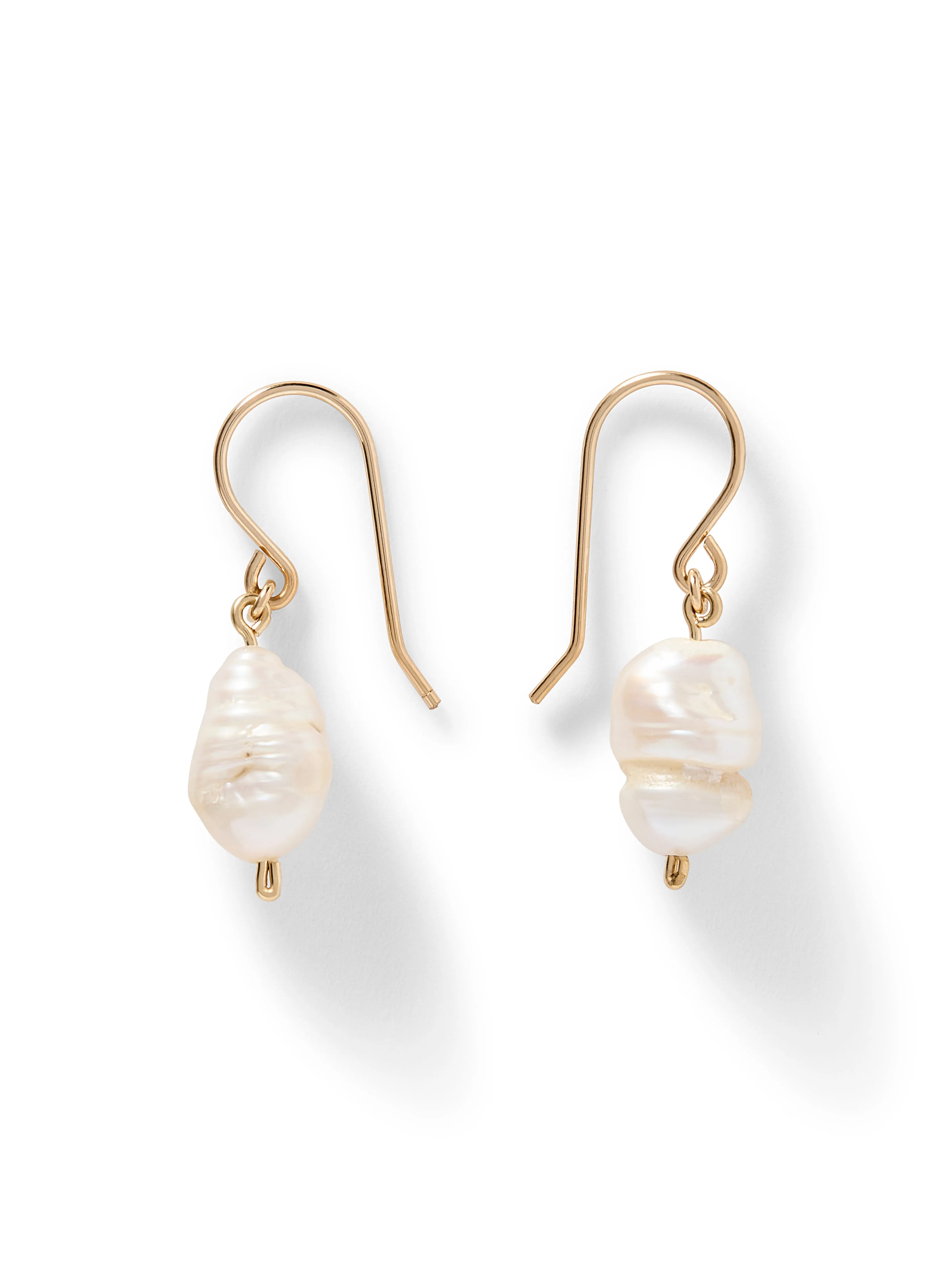 Swell Life Baroque Pearl Earrings - Pearl sold by Faherty