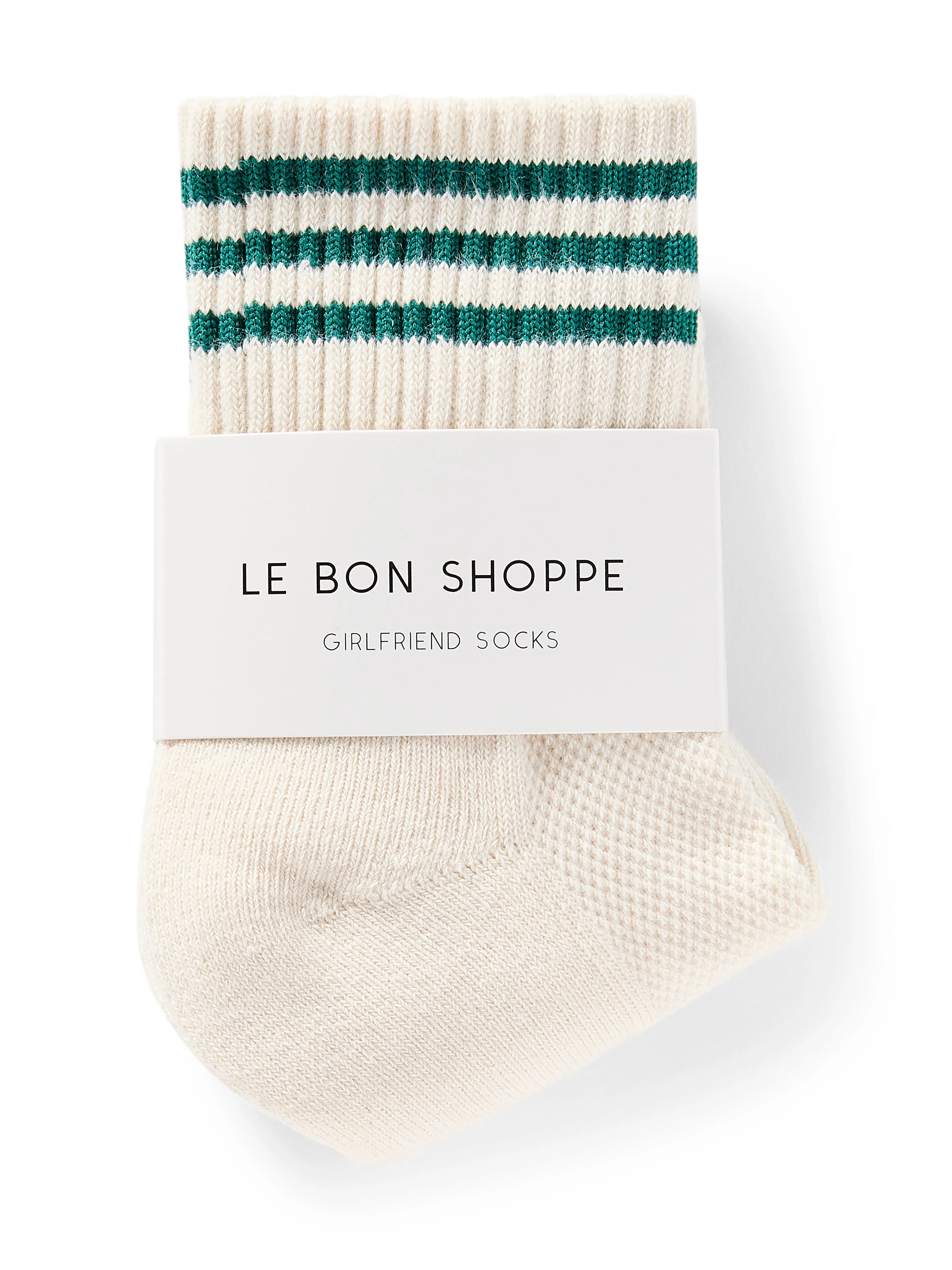 Le Bon Shoppe Girlfriend Sock - Egret sold by Faherty product image thumbnail 2