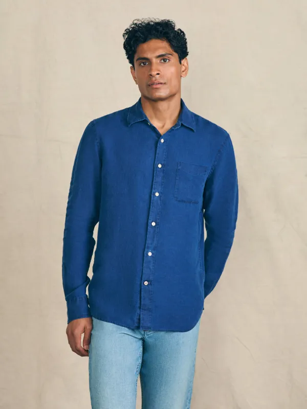 Laguna Linen Shirt - Arroyo Wash sold by Faherty