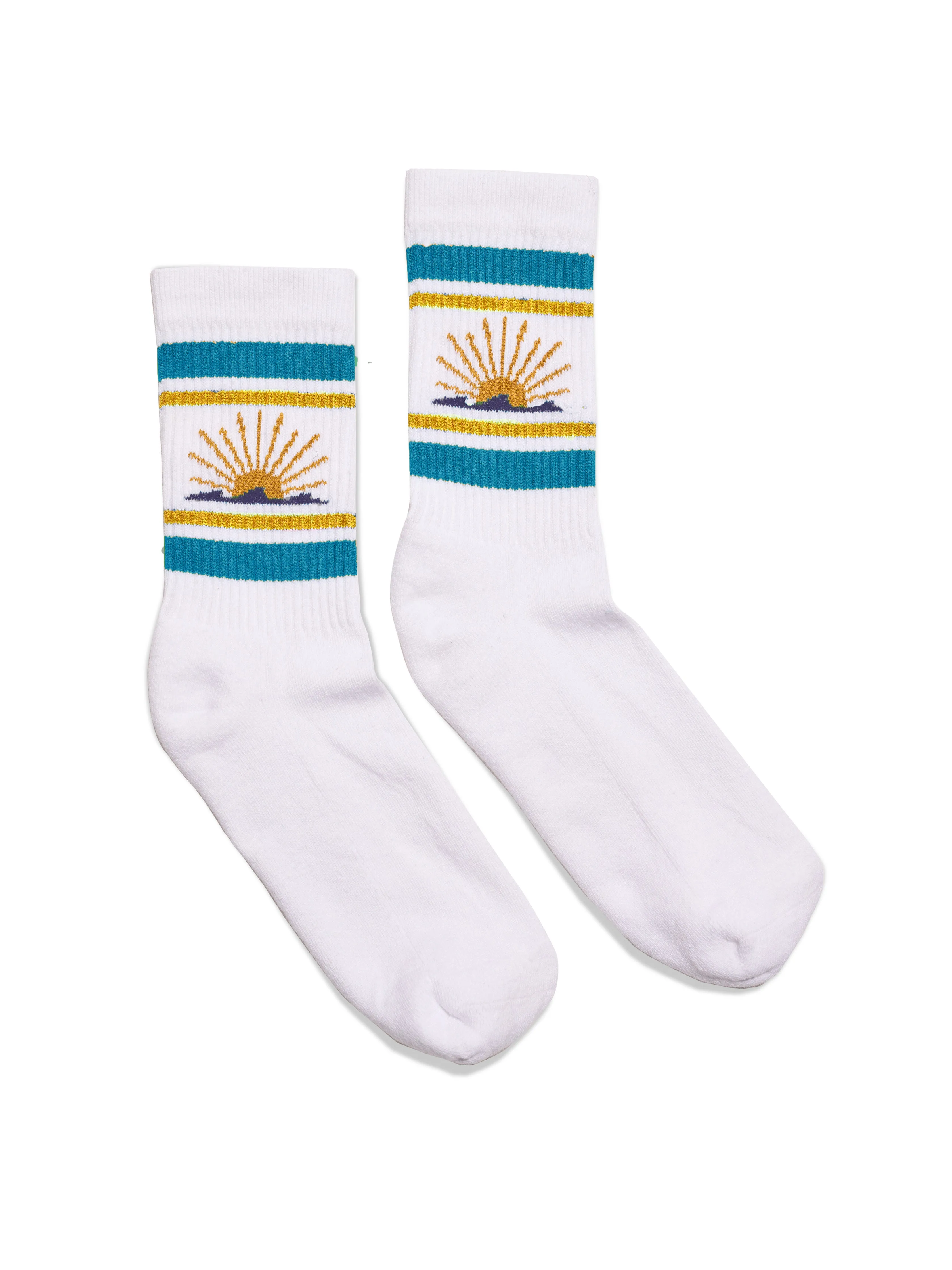 Sun & Waves™ Sock - Teal Sunrise sold by Faherty