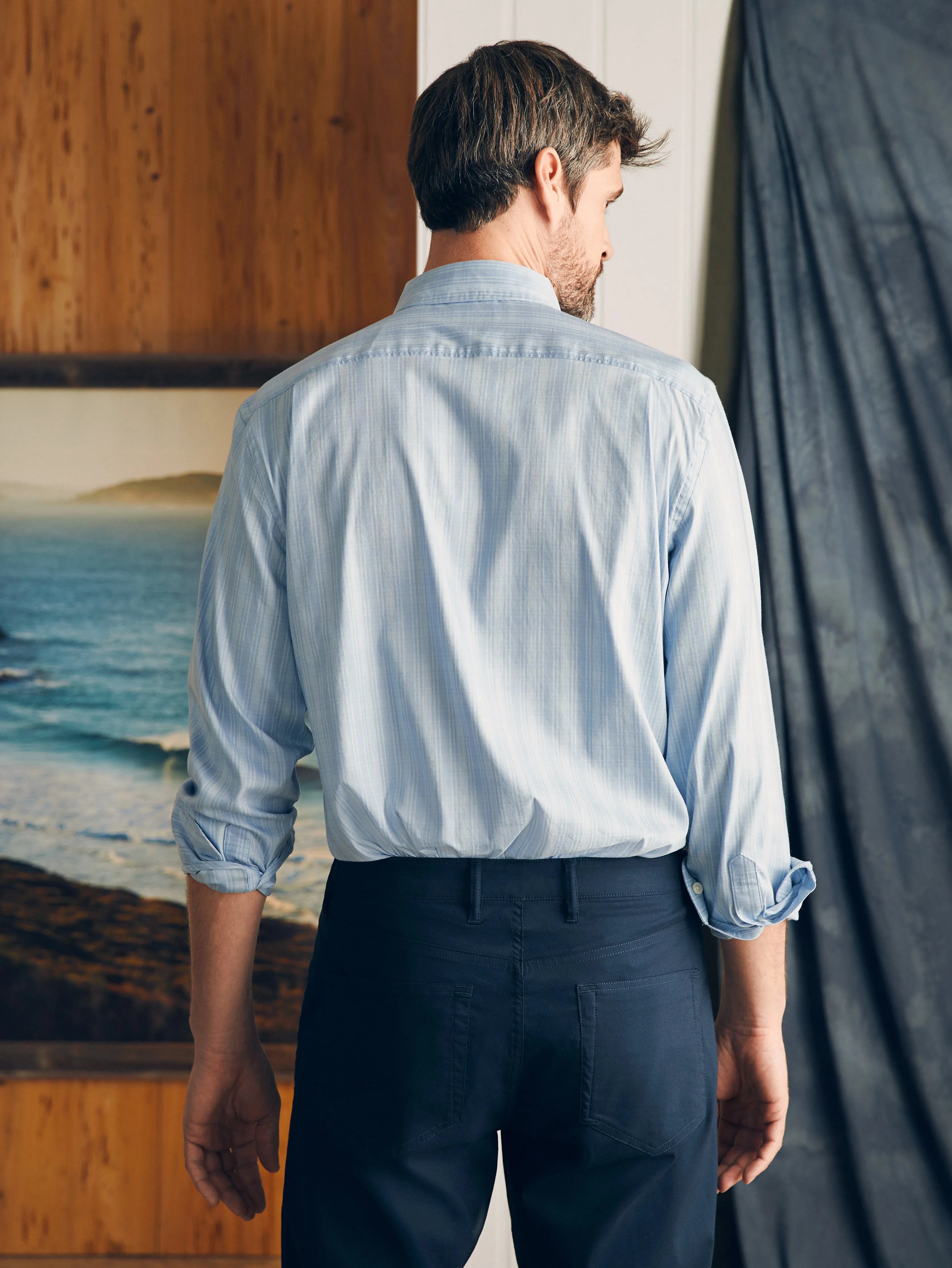 Movement™ Shirt Classic Fit - Ice Falls Plaid sold by Faherty product image thumbnail 5