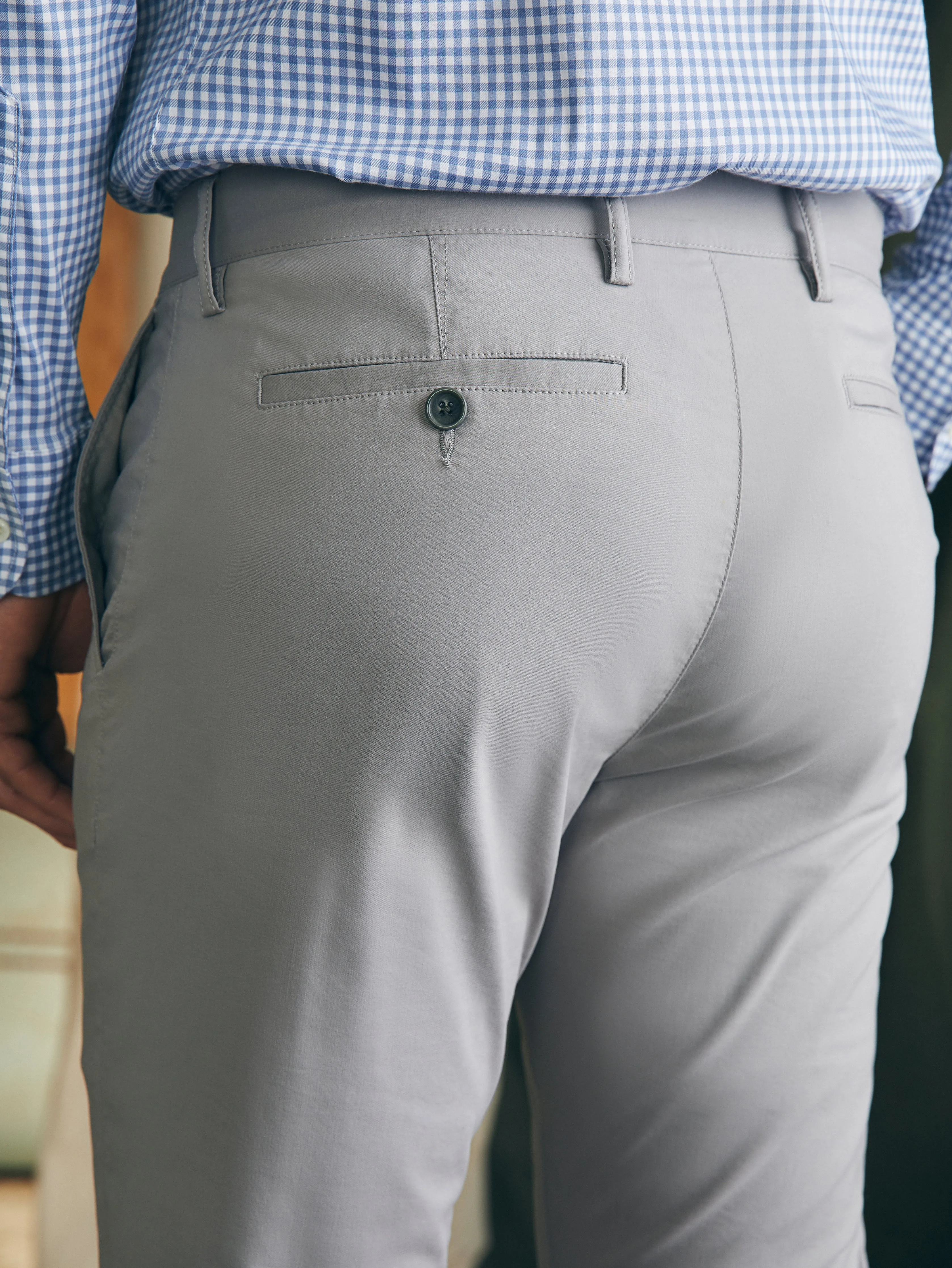 Movement™ Chino Pant (34" Inseam) - Fossil sold by Faherty product image thumbnail 4