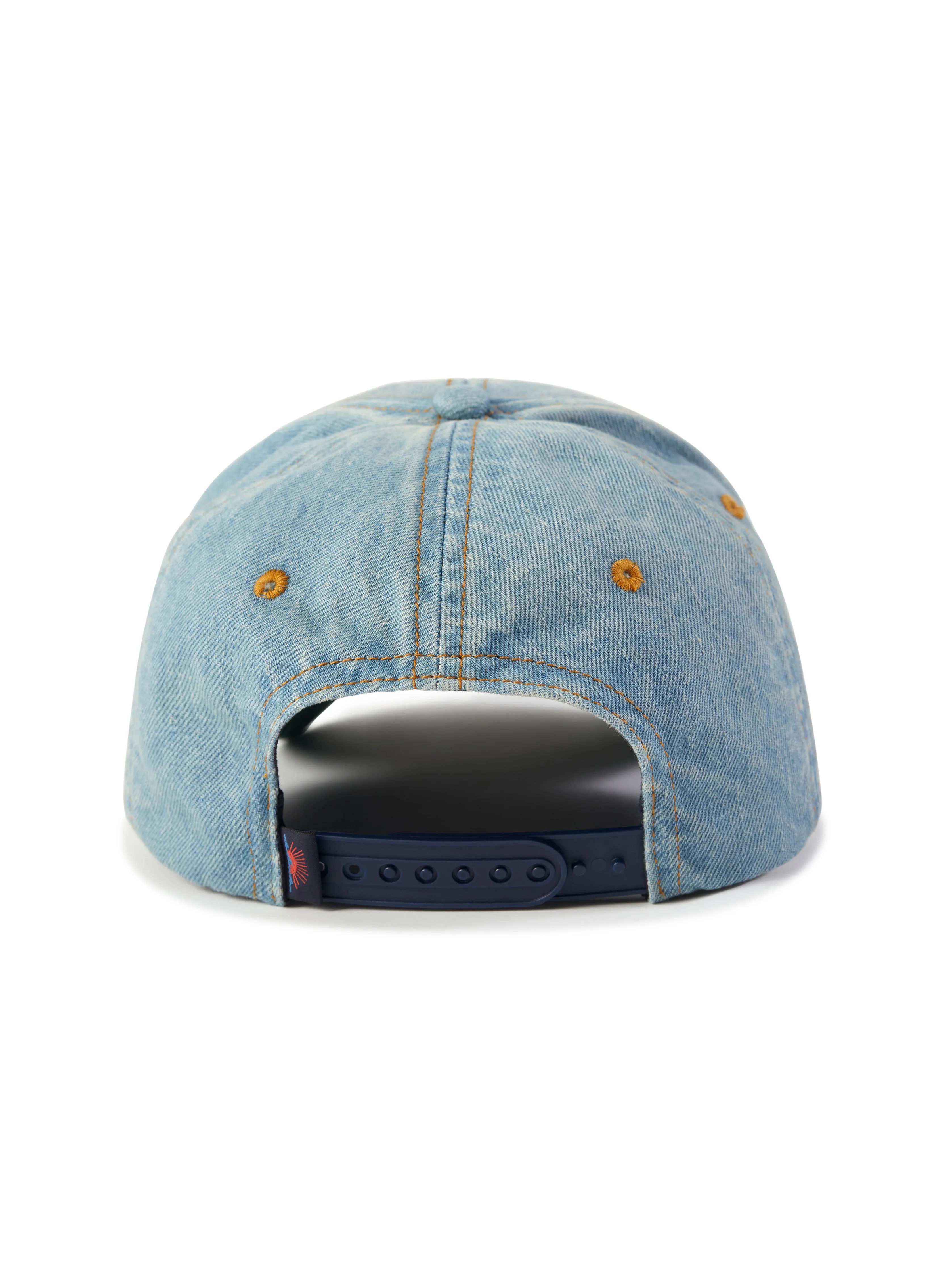Denim Baseball Hat - Mountain Indigo Wash sold by Faherty product image thumbnail 3