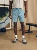 Shorelite Active Swim Short (7" Inseam) - Seafoam Beach Blossom sold by Faherty