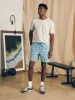 Shorelite Active Swim Short (7" Inseam) - Seafoam Beach Blossom sold by Faherty