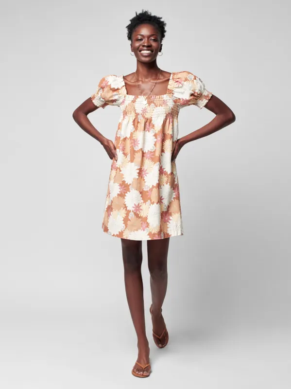 Ramona Dress - Warm Jicaro Island sold by Faherty