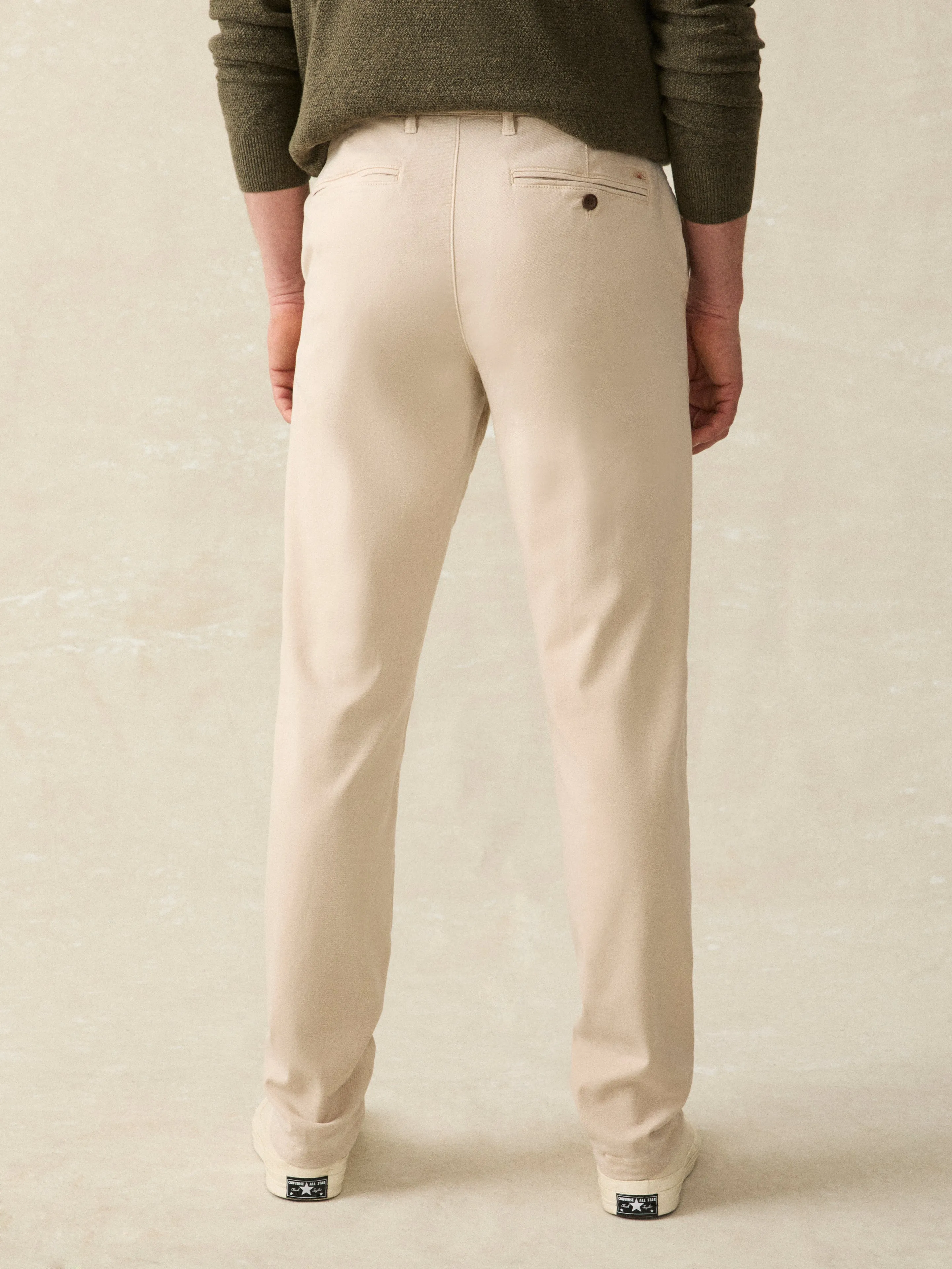 Coastline Stretch Chino - Stone sold by Faherty product image thumbnail 5