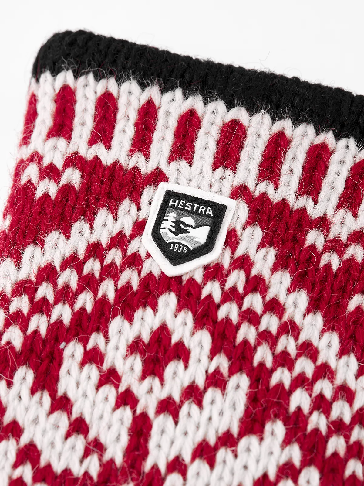 Hestra Nordic Wool Mit - Red sold by Faherty product image thumbnail 2