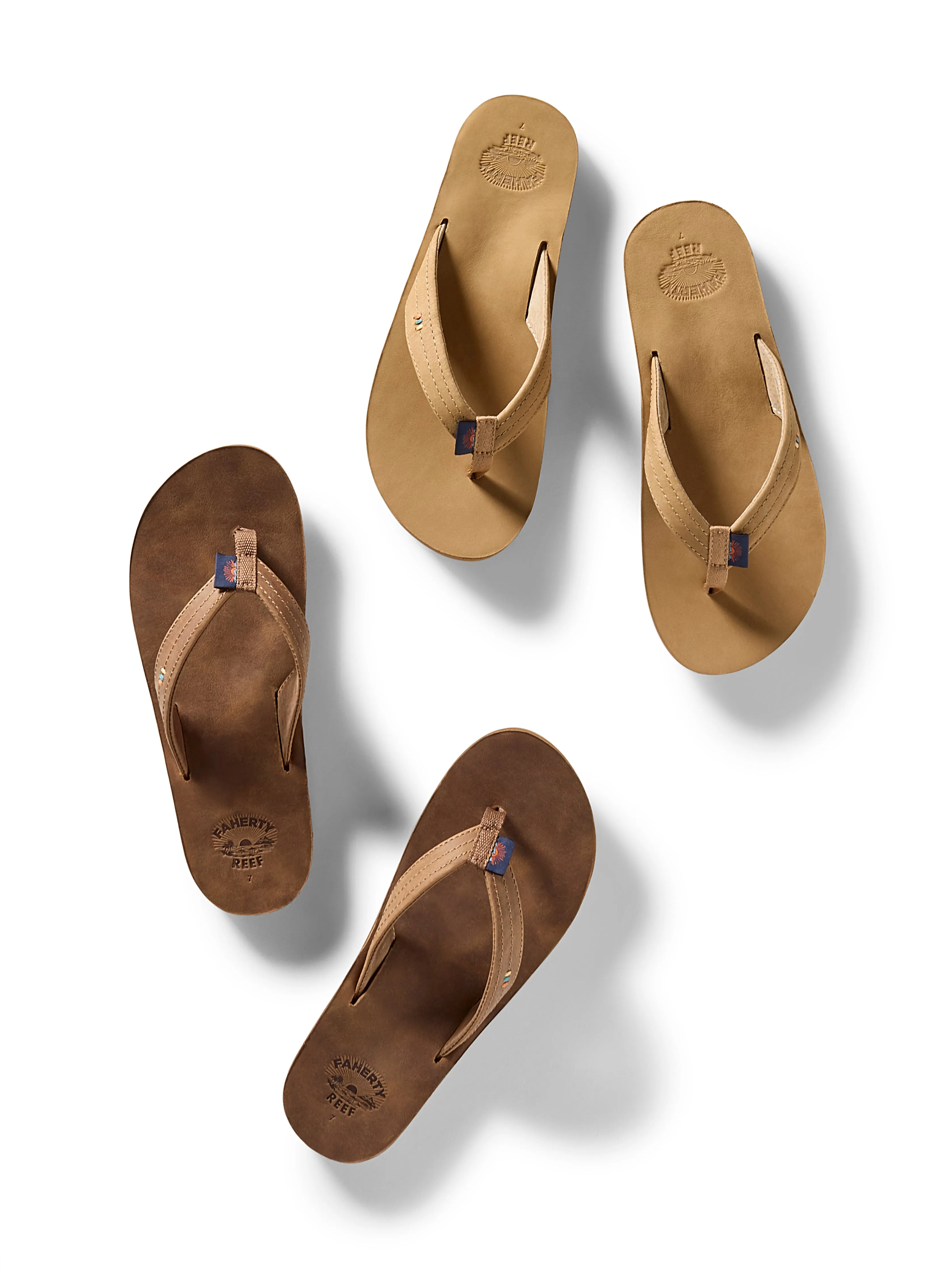 Faherty X REEF Women's Drift Away Flip Flop - Bronze sold by Faherty product image thumbnail 3