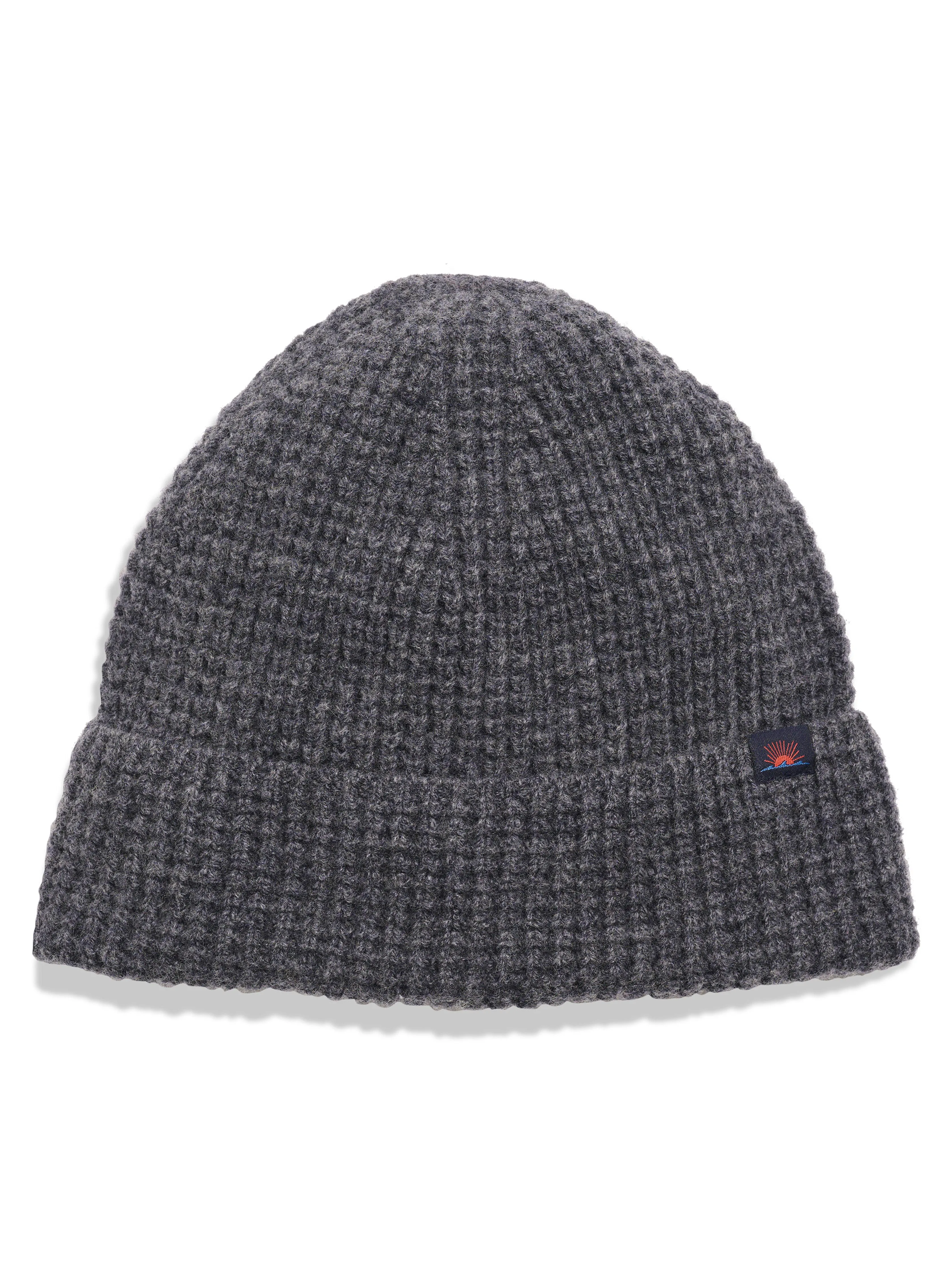 Waffle Beanie - Charcoal Heather sold by Faherty product image thumbnail 3