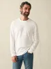 Sunwashed Slub Crew - White sold by Faherty