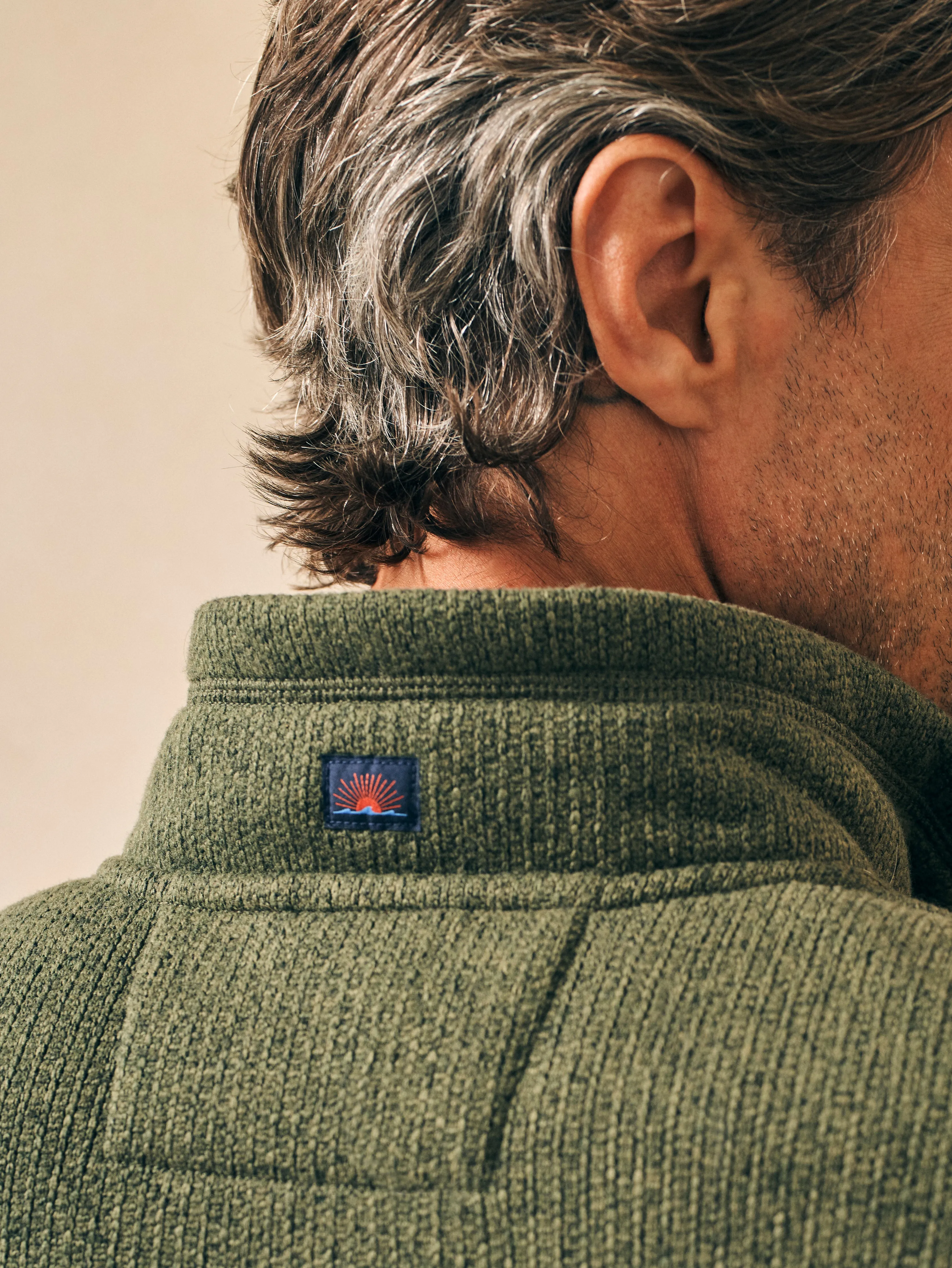 Sweater Fleece Quarter Zip - Maine Forest sold by Faherty product image thumbnail 5