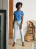 Organic Cotton Slim Straight Ankle Denim - Cloudbreak Wash sold by Faherty