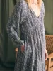 Sirene Dress - Navy Ditsy Floral sold by Faherty