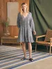 Sirene Dress - Navy Ditsy Floral sold by Faherty