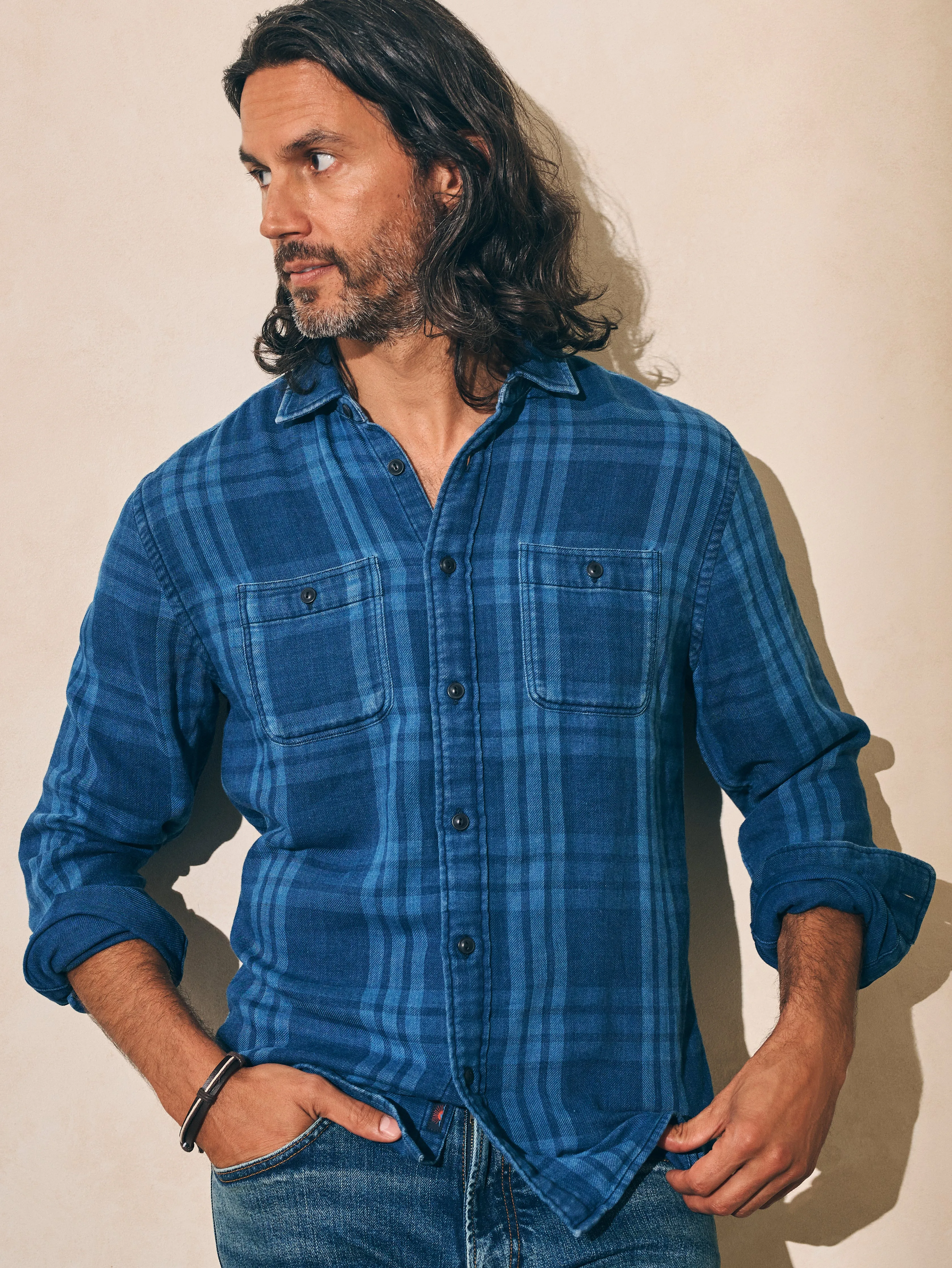 Malibu Shirt - Tony Plaid sold by Faherty