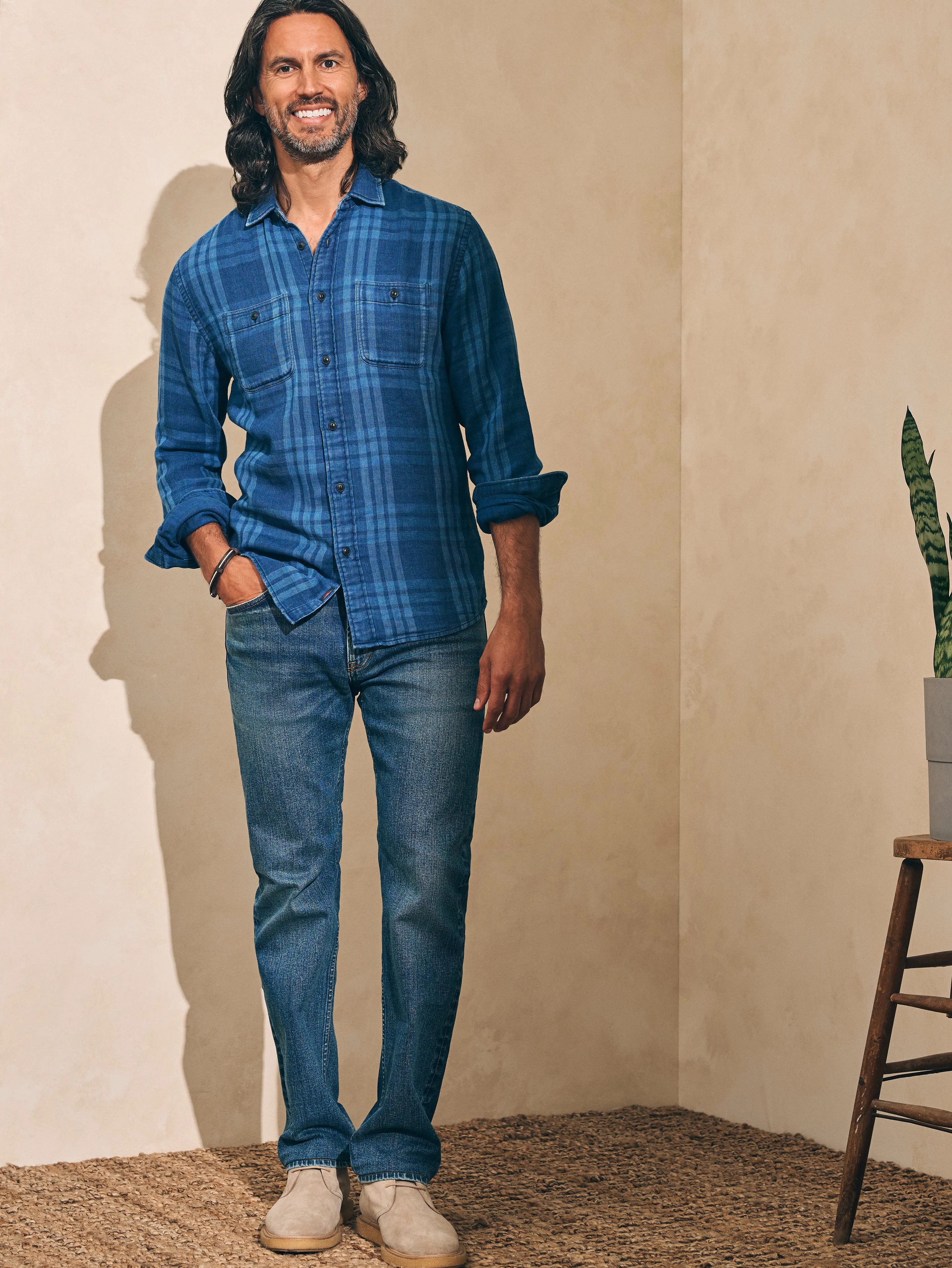 Malibu Shirt - Tony Plaid sold by Faherty product image thumbnail 2