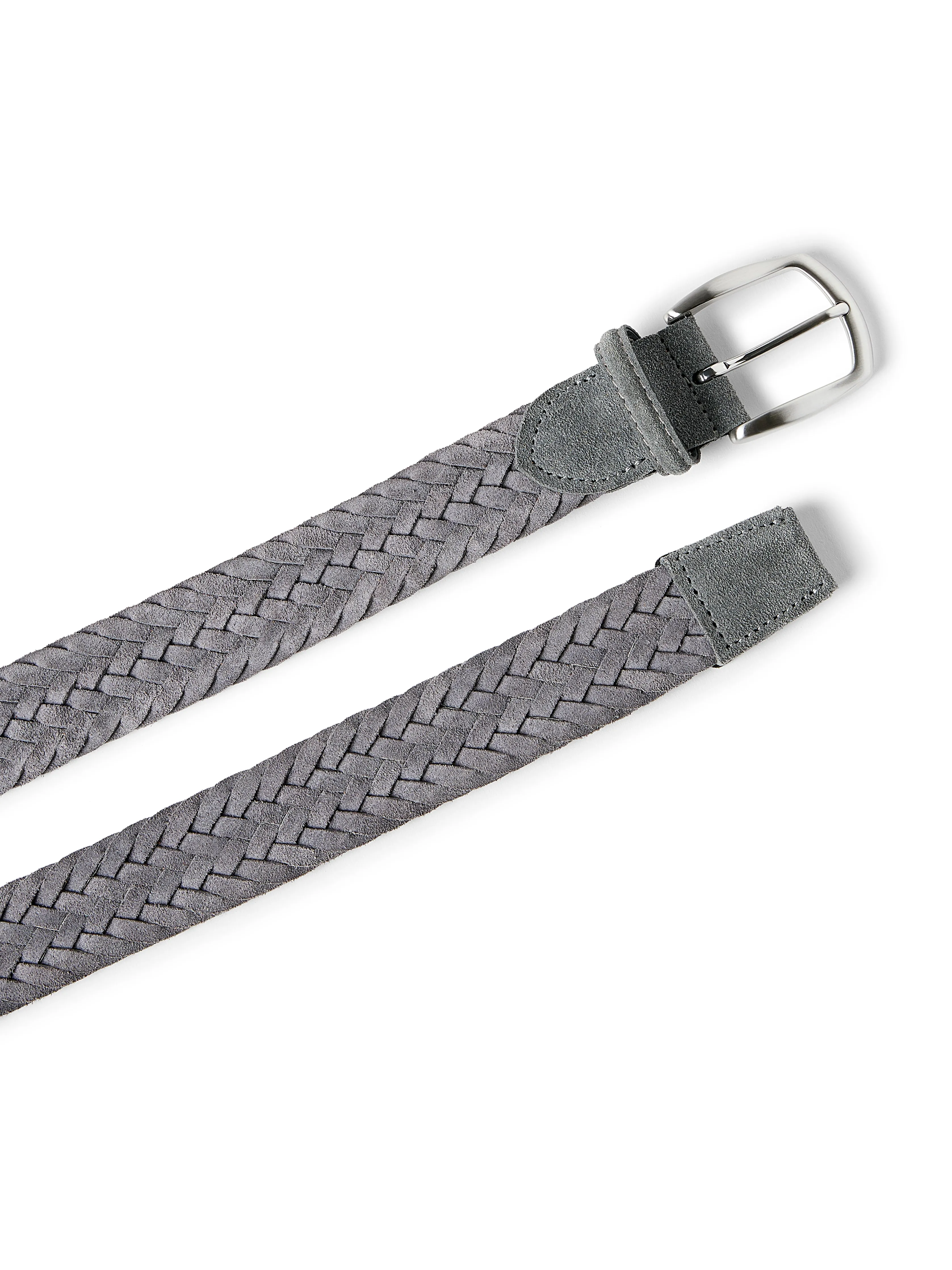 Suede Woven Belt - Grey sold by Faherty product image thumbnail 2