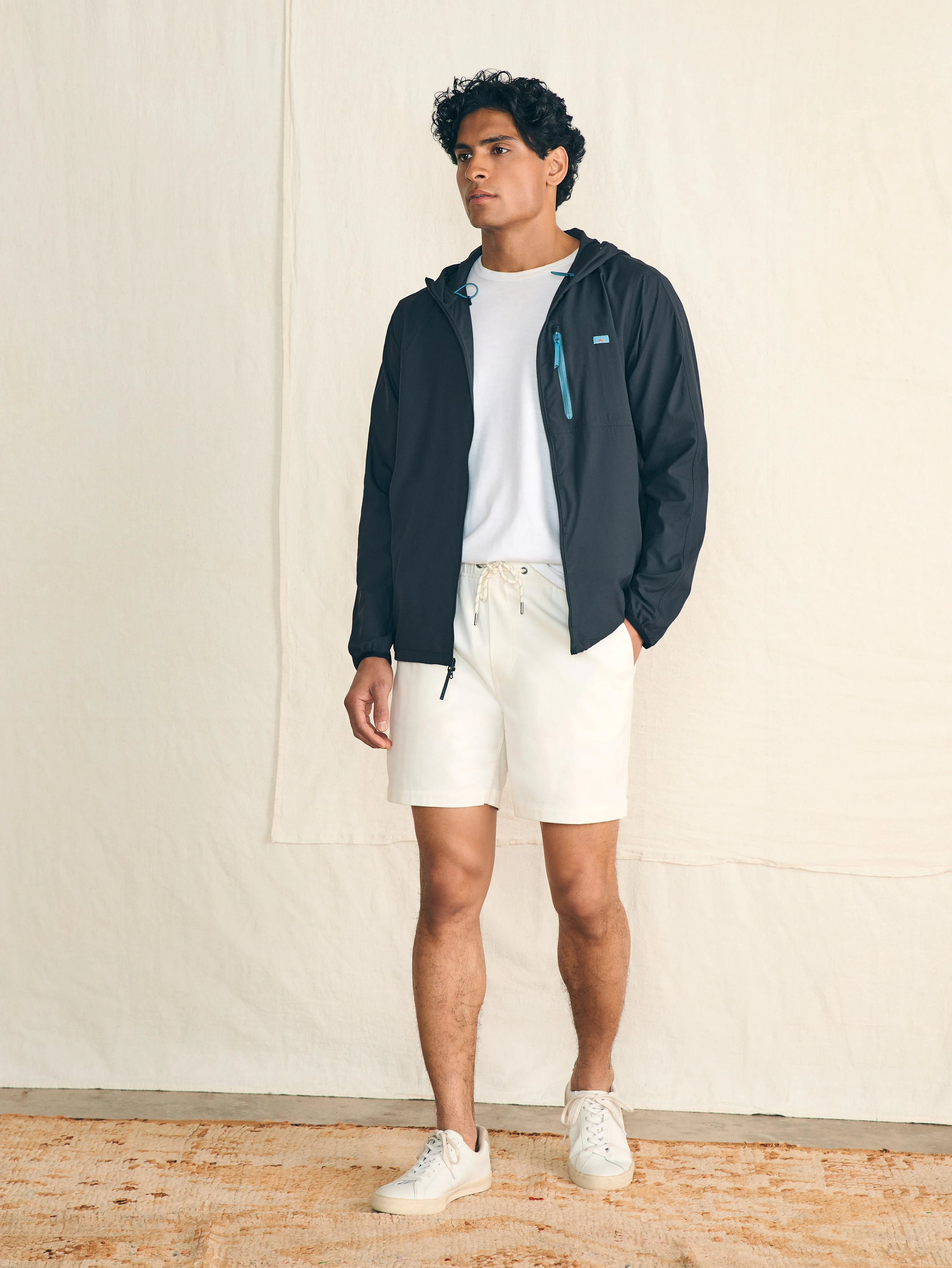 Shorelite Packable Anorak - Summit Black sold by Faherty product image thumbnail 3