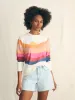 Sunwashed Slub Crewneck - Soleil Set Sail sold by Faherty