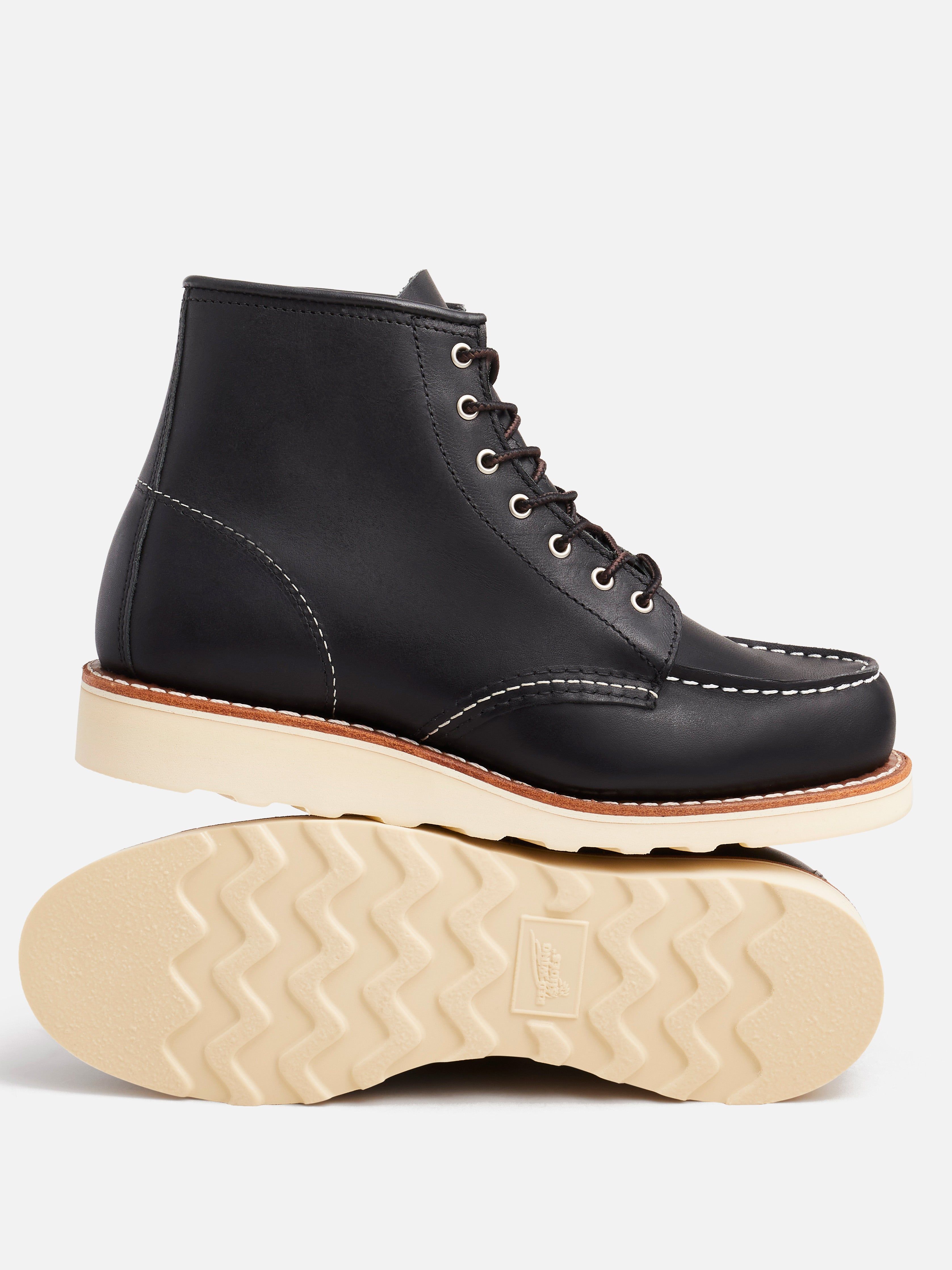 Red Wing Women's Classic Moc - Black Harness Leather sold by Faherty product image thumbnail 5