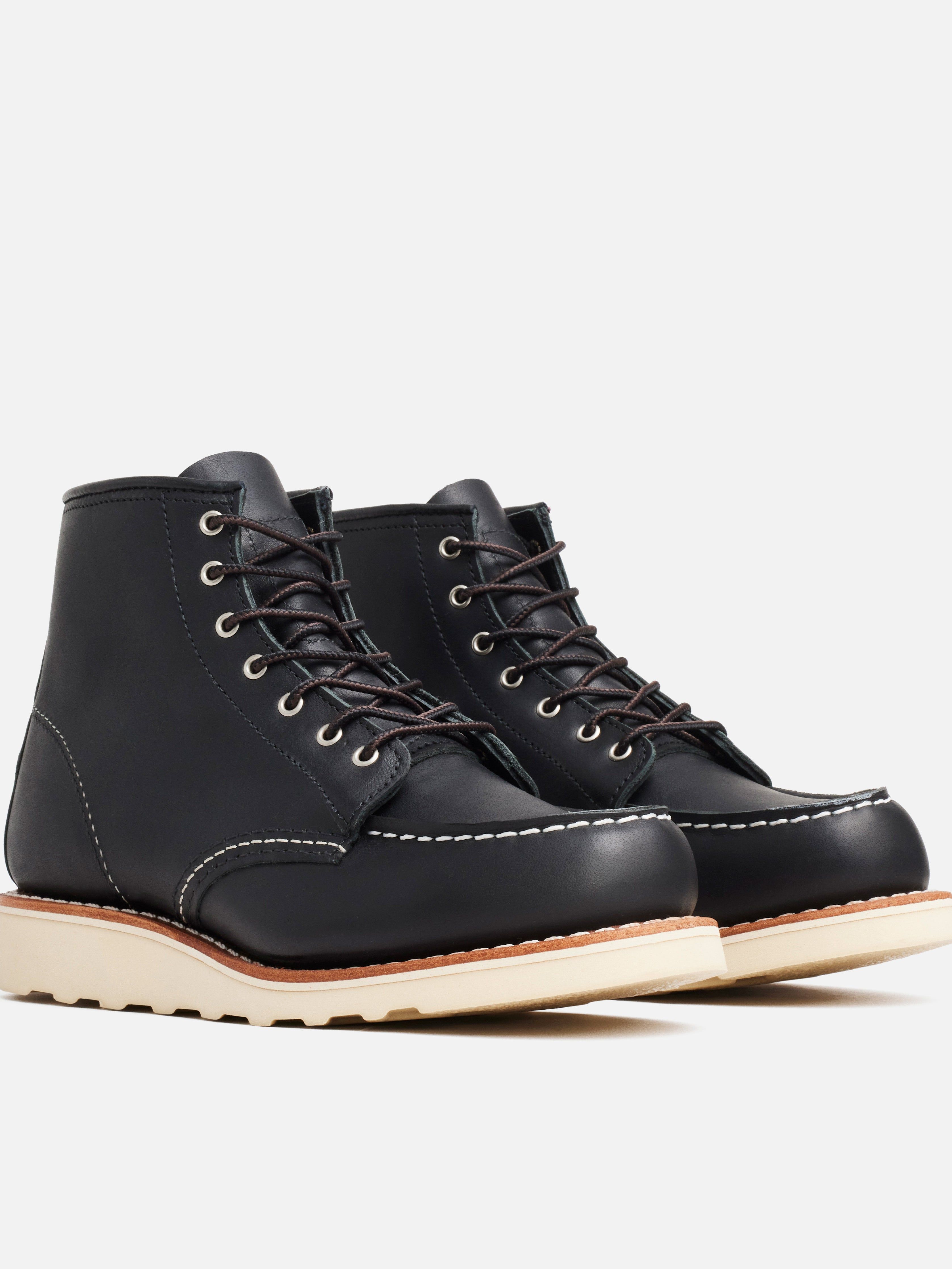 Red Wing Women's Classic Moc - Black Harness Leather sold by Faherty product image thumbnail 2