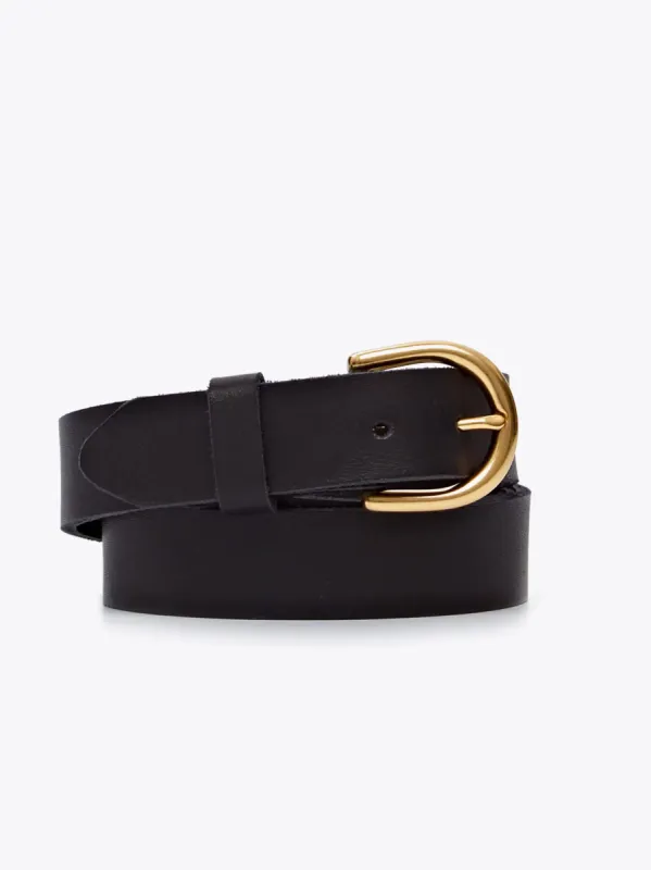 Nisolo Noemi Belt - Black sold by Faherty